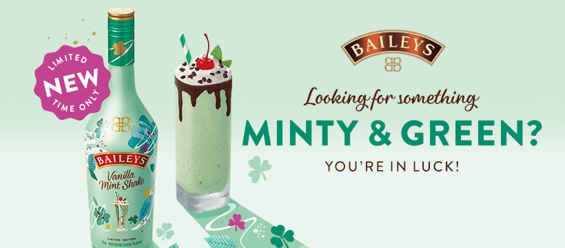 Baileys Vanilla Mint Dream Cocktail