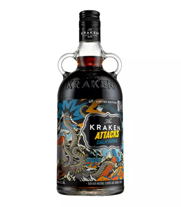 Kraken Attacks California Black Spiced Rum