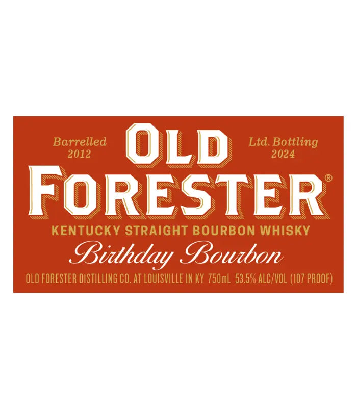 Old Forester 2024 Birthday Bourbon The Barrel Tap
