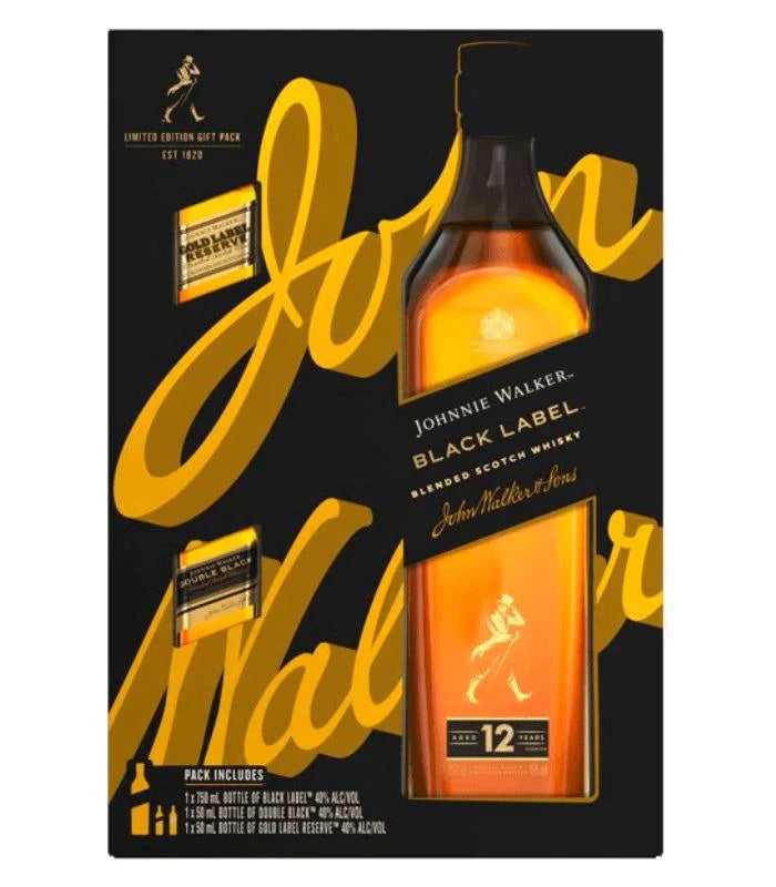 Johnnie Walker Black Label Scotch Whisky (750ml)