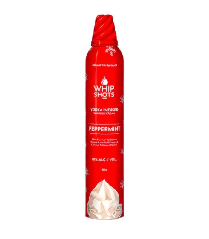 Whip Shots Vodka Infused Whipped Cream by Cardi B Limited Edition  Peppermint Bundle (200ML)