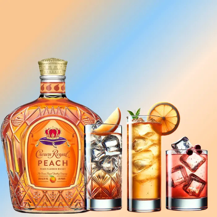 Irresistible Crown Royal Peach Cocktails