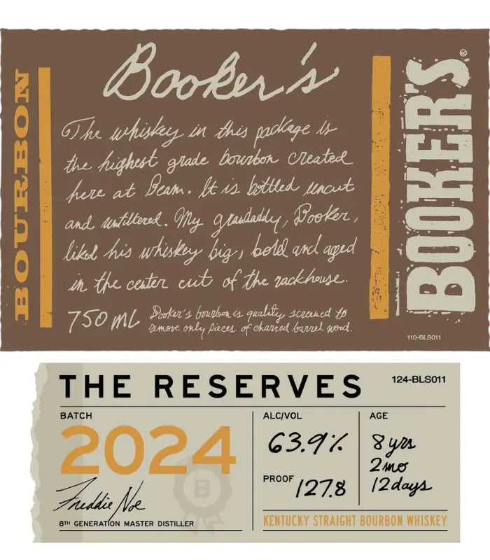 Booker’s The Reserves Batch 2024 Bourbon The Barrel Tap