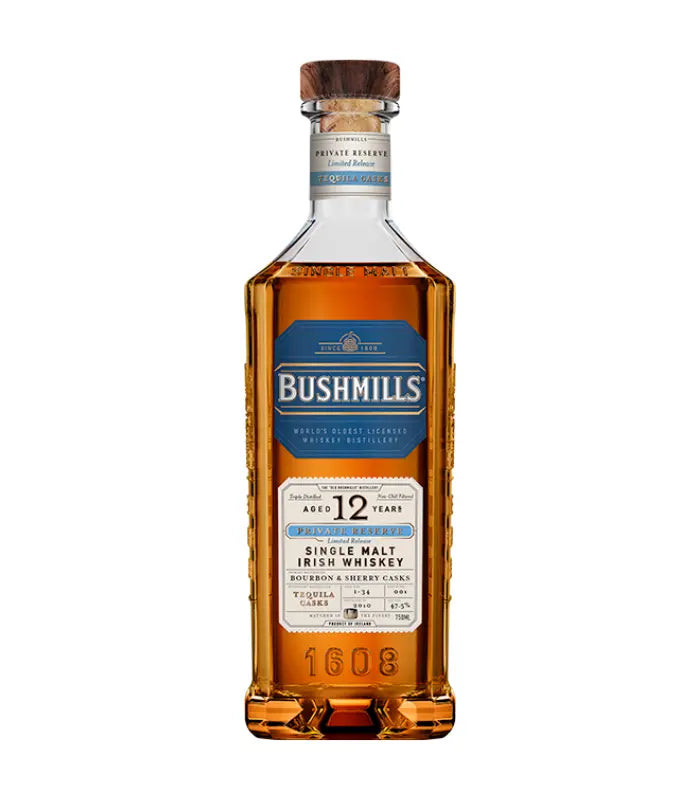 Bushmills 12 Year Private Reserve Tequila Casks | The Barrel Tap