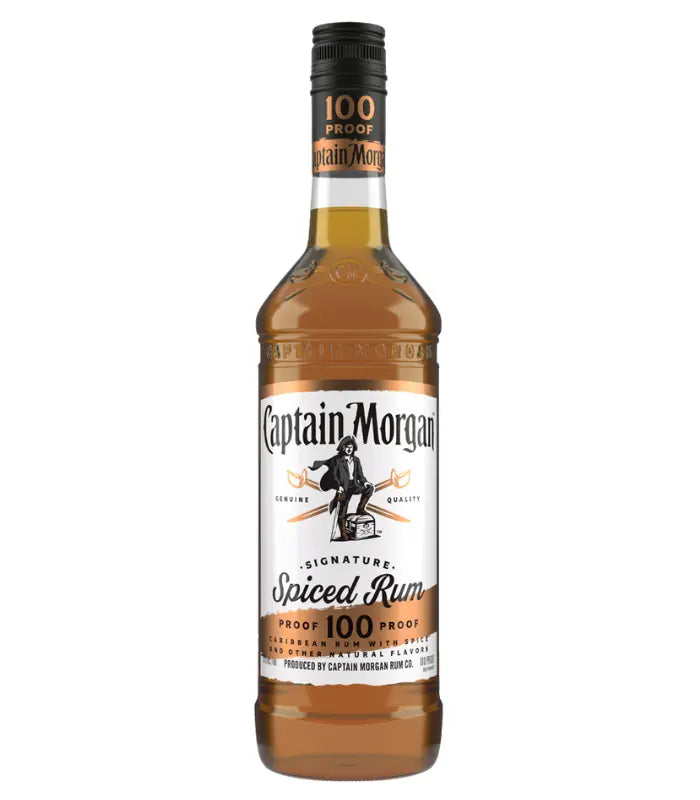 Buy Captain Morgan 100 Proof Spiced Rum 750mL Online - The Barrel Tap Online Liquor Delivered