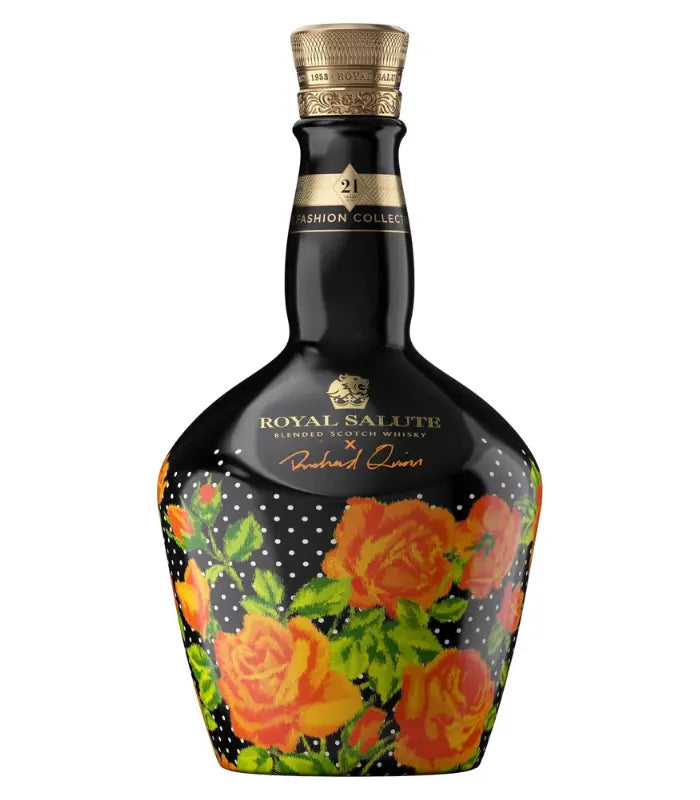 Chivas Royal Salute 21 Year Orange Roses Richard Quinn Edition II