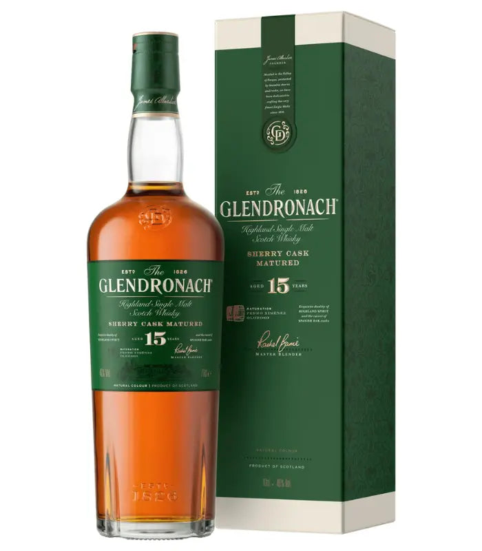 GlenDronach Aged 15 Years Single Malt Scotch Whisky 700mL