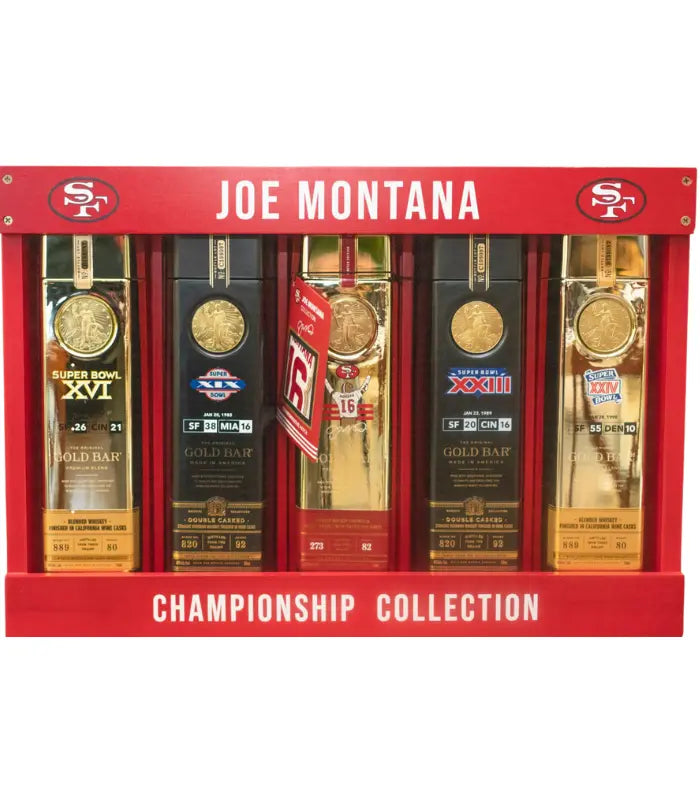 Gold Bar Joe Montana Championship Collection Gift Set