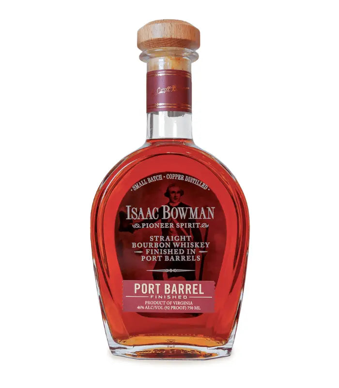 Buy Isaac Bowman Port Barrel Finished Virginia Straight Bourbon Whiskey | The Barrel Tap