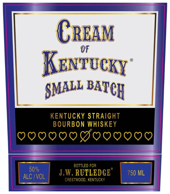 J. W. Rutledge Cream of Kentucky Small Batch Straight Bourbon 750mL