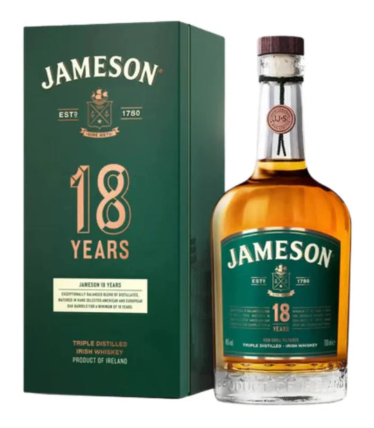 Jameson 18 Years Irish Whiskey 750mL