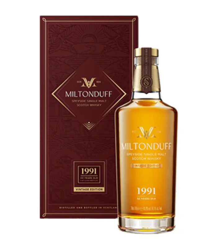 Miltonduff 1991 Vintage 32 Year Old Single Malt Scotch Whisky