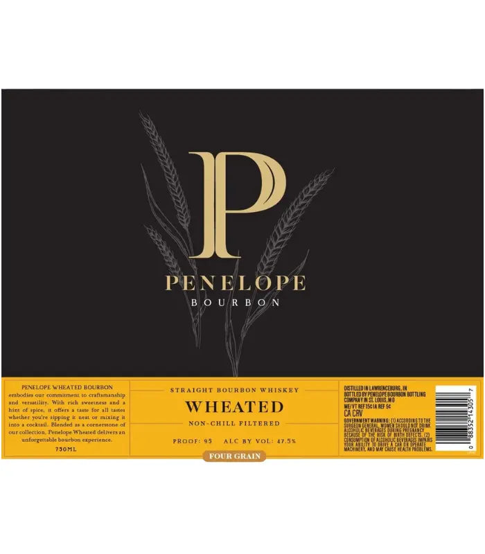 Penelope Wheated Straight Bourbon Whiskey 750mL