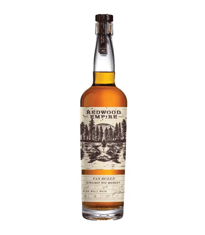 Redwood Empire Van Duzen Straight Rye Whiskey 750mL