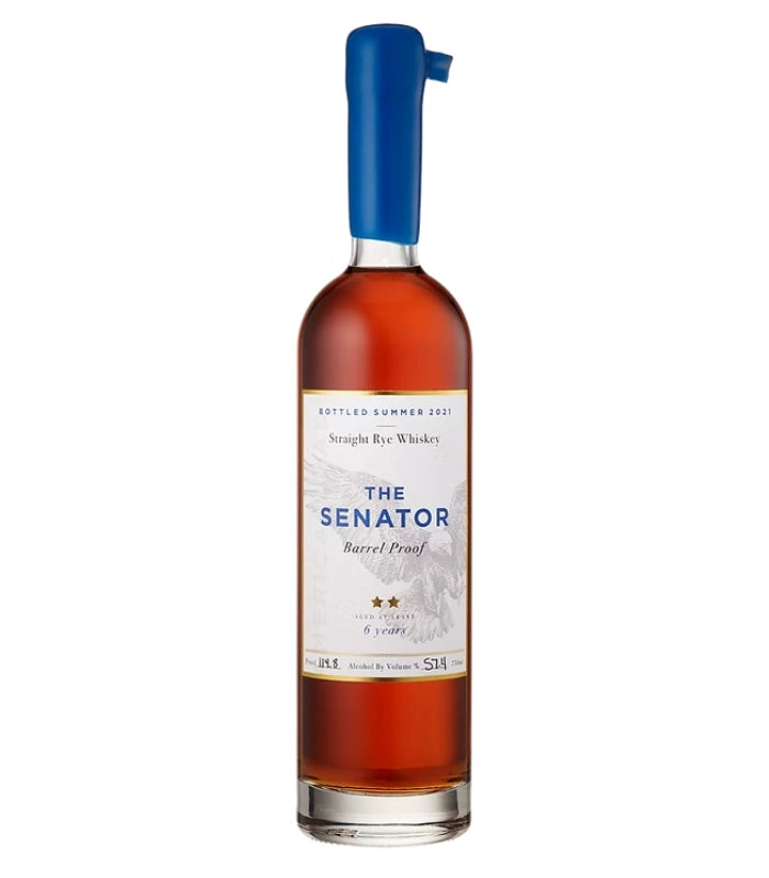 Buy The Senator Barrel Proof 6 Years Old Straight Rye Whiskey 750mL Online - The Barrel Tap Online Liquor Delivered