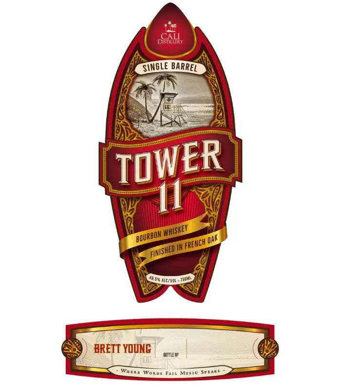 Tower 11 Single Barrel Bourbon by Brett Young 750mL