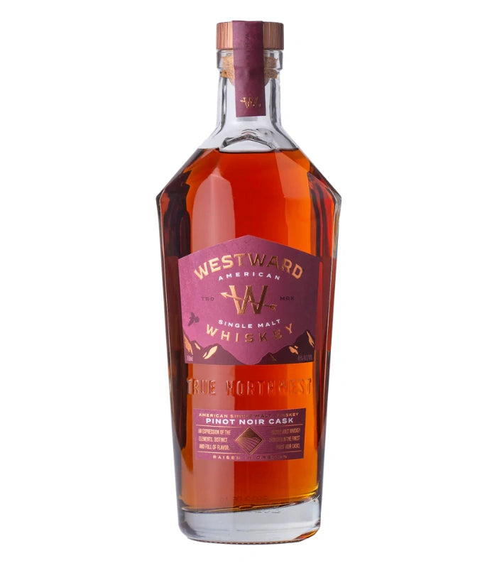 Buy Westward American Single Malt Pinot Noir Cask 750mL Online - The Barrel Tap Online Liquor Delivered