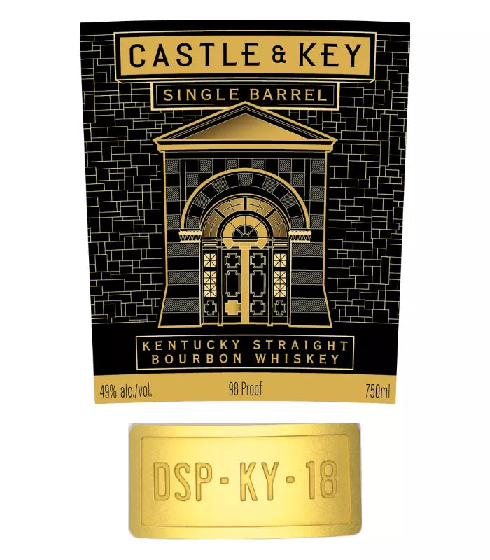 Buy Castle & Key Single Barrel Straight Bourbon 750mL Online - The Barrel Tap Online Liquor Delivered