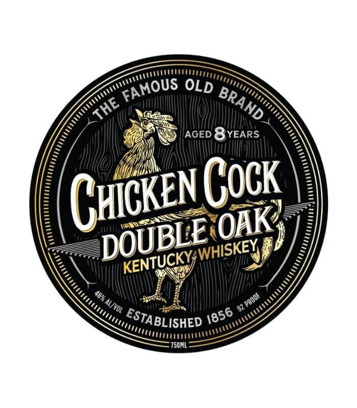 Buy Chicken Cock Double Oak Kentucky Whiskey Aged 8 Years 750mL Online - The Barrel Tap Online Liquor Delivered