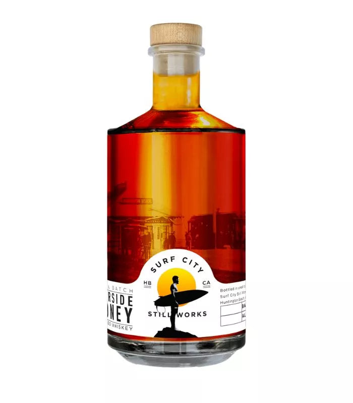 Buy Surf City Still Works Pierside Honey Flavored Small Batch Whiskey 750mL Online - The Barrel Tap Online Liquor Delivered