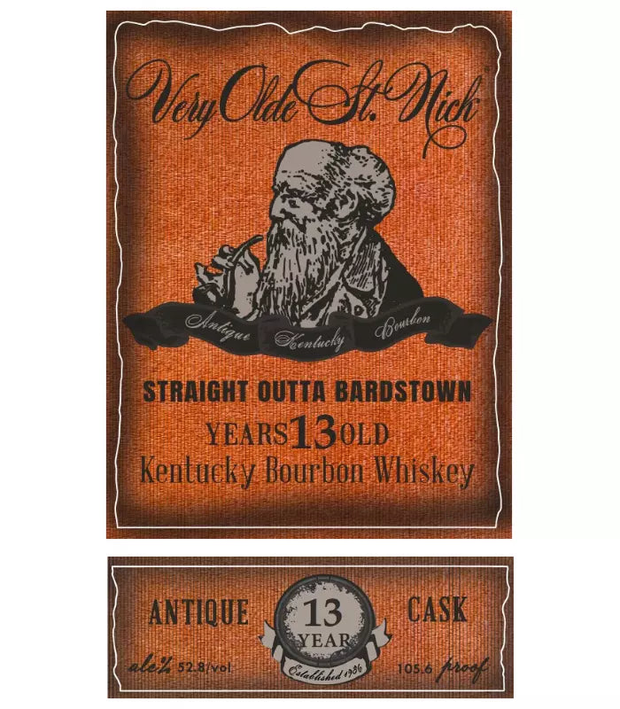 Buy Very Olde St. Nick 13 Year Straight Outta Bardstown Bourbon 750mL Online - The Barrel Tap Online Liquor Delivered